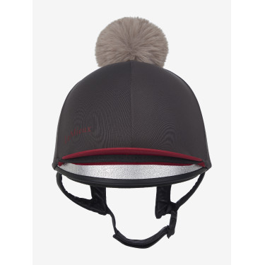 Toque My LeMieux für Helm Asche Bordeaux