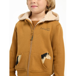 LeMieux Kapuzen-Sweatshirt Zip Through Mini Charlie Ingwer Braun