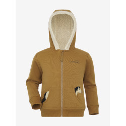 LeMieux Kapuzen-Sweatshirt Zip Through Mini Charlie Ingwer Braun