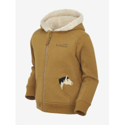 LeMieux Kapuzen-Sweatshirt Zip Through Mini Charlie Ingwer Braun