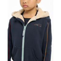 LeMieux Kapuzen-Sweatshirt Zip Through Mini Charlie Marineblau