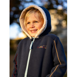 LeMieux Kapuzen-Sweatshirt Zip Through Mini Charlie Marineblau