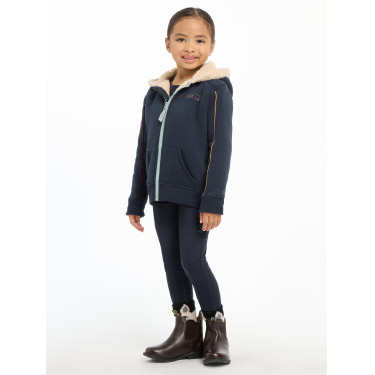 LeMieux Kapuzen-Sweatshirt Zip Through Mini Charlie Marineblau LeMieux Kapuzen-Sweatshirt Zip Through Mini Charlie Marineblau