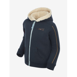 LeMieux Kapuzen-Sweatshirt Zip Through Mini Charlie Marineblau