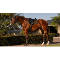 LeMieux Wildleder Close Contact Schabracke Alpin Braun