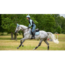 LeMieux Wildleder Close Contact Schabracke Gletscher Blau