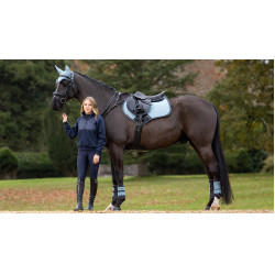 LeMieux Wildleder Close Contact Schabracke Gletscher Blau