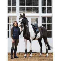 LeMieux Wildleder GP Square Schabracke Alpin Braun