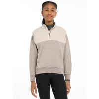 Pull LeMieux à fermeture éclair Quart Kate Young Rider Ash / Stone