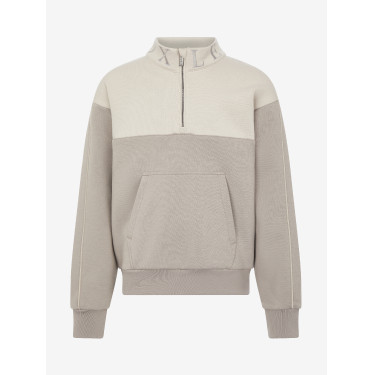 LeMieux Pullover mit Viertelreißverschluss Kate Young Rider Asche / Stein Grau LeMieux Pullover mit Viertelreißverschluss Kate Young Rider Asche / Stein Grau