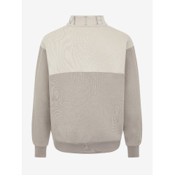 LeMieux Pullover mit Viertelreißverschluss Kate Young Rider Asche / Stein Grau LeMieux Pullover mit Viertelreißverschluss Kate Young Rider Asche / Stein Grau