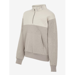 LeMieux Pullover mit Viertelreißverschluss Kate Young Rider Asche / Stein Grau LeMieux Pullover mit Viertelreißverschluss Kate Young Rider Asche / Stein Grau