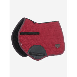 LeMieux Suede Jump Square Mini Schabracke Glut Bordeaux LeMieux Suede Jump Square Mini Schabracke Glut Bordeaux