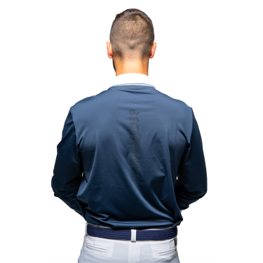Polo de concours Flags & Cup homme Wako manches longues Marine Polo de concours Flags & Cup homme Wako manches longues Marine