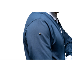Polo de concours Flags & Cup homme Wako manches longues Marine Polo de concours Flags & Cup homme Wako manches longues Marine
