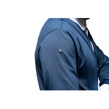 Polo de concours Flags & Cup homme Wako manches longues Marine Polo de concours Flags & Cup homme Wako manches longues Marine
