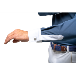Polo de concours Flags & Cup homme Wako manches longues Marine Polo de concours Flags & Cup homme Wako manches longues Marine