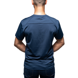 T-Shirt Flags & Cup Junge Fresco Marine Marineblau