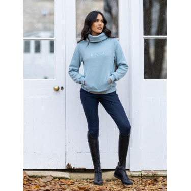 Stehkragen-Sweatshirt LeMieux Adele Gletscher Blau Stehkragen-Sweatshirt LeMieux Adele Gletscher Blau
