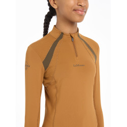 Unterwäsche Mesh Mia LeMieux Young Rider Langarm Ingwer Braun