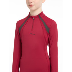 Unterwäsche Mesh Mia LeMieux Young Rider Langarm Glut Bordeaux