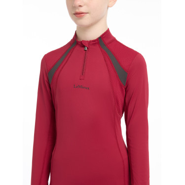 Unterwäsche Mesh Mia LeMieux Young Rider Langarm Glut Bordeaux