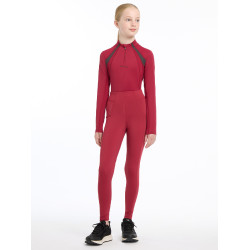 Unterwäsche Mesh Mia LeMieux Young Rider Langarm Glut Bordeaux