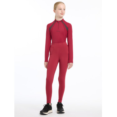 Unterwäsche Mesh Mia LeMieux Young Rider Langarm Glut Bordeaux