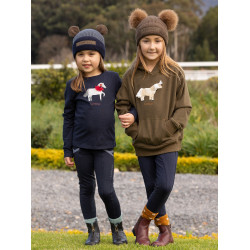 Mini LeMieux Romi Kapuzenpullover Alpin Braun