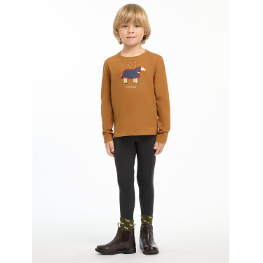 Langarm-T-Shirt Mini LeMieux Jessie Ingwer Braun Langarm-T-Shirt Mini LeMieux Jessie Ingwer Braun