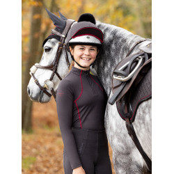 LeMieux Pippa Reitkappe Asche Bordeaux LeMieux Pippa Reitkappe Asche Bordeaux