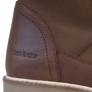 Stiefel Flaggen & Cup Tando Braun