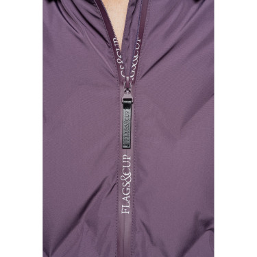 Damen-Daunenjacke Flags & Cup wasserdicht Napasoq Pflaume Lila
