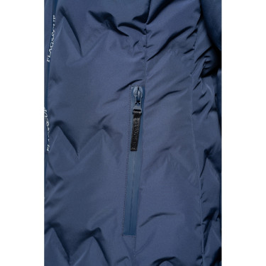 Damen-Daunenjacke Flags & Cup wasserdicht Napasoq Marine Marineblau