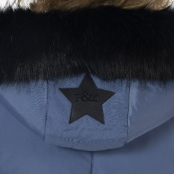 Parka Flags & Cup Kinder Kemi Denim Blau Parka Flags & Cup Kinder Kemi Denim Blau