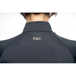 Technisches Poloshirt Flags & Cup atmungsaktiv Damen Isorteq Schwarz