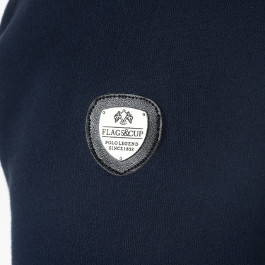 Zip-Sweatshirt Flags & Cup Herren Perico Marine Marineblau