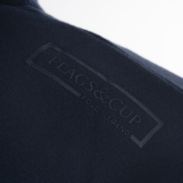 Zip-Sweatshirt Flags & Cup Herren Perico Marine Marineblau