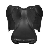 Vielseitiger Bernini-Sattel mit Acavallo-Latexkissen Schwarz Vielseitiger Bernini-Sattel mit Acavallo-Latexkissen Schwarz