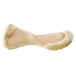 Klassischer Classic-S Gel-Sattelkissen aus Vollwolle NS-S Acavallo Transparent / naturfarben