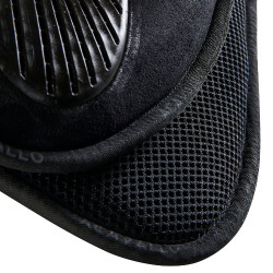 Stoßdämpfer MF DS SW-3DS aus Wildleder mit flachem Gel-Grip Acavallo Schwarz