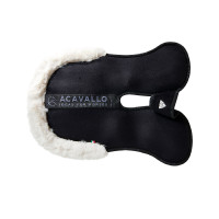 Piuma-FS WFS-FS Stoßdämpfer mit Wildledertaschen und hinterem Acavallo-Verstärker Schwarz / Natur Piuma-FS WFS-FS Stoßdämpfer mit Wildledertaschen und hinterem Acavallo-Verstärker Schwarz / Natur