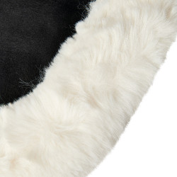 Piuma-FS WFS-FS Stoßdämpfer mit Wildledertaschen und hinterem Acavallo-Verstärker Schwarz / Natur