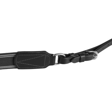 Einfache Martingalgabel mit elastischem Band Acavallo Schwarz