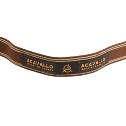 Einfache Martingalgabel mit elastischem Band Acavallo Dunkelbraun