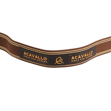 Einfache Martingalgabel mit elastischem Band Acavallo Dunkelbraun