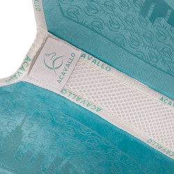 Satteldecke Sonderedition JS CW-3DS Louvre & Bambus mit Acavallo Silikongrip Himmelblau Satteldecke Sonderedition JS CW-3DS Louvre & Bambus mit Acavallo Silikongrip Himmelblau