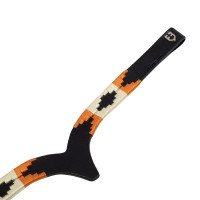 Lederstirnband mit Navajo-Dekoration Equestro Schwarz