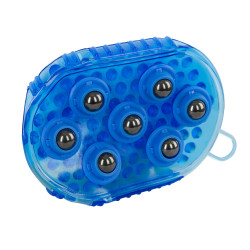 Magnetische Massagekardätsche Königsblau