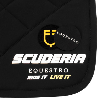 Spring-Schabracke Scuderia Equestro aus technischem Equestro-Gewebe Schwarz